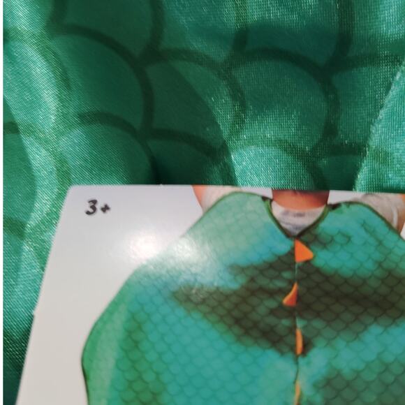 Kids Simple Dinosaur Cape Costume - One Size Fits, All with Hook-N-Loop Closure - Picture 3 of 7